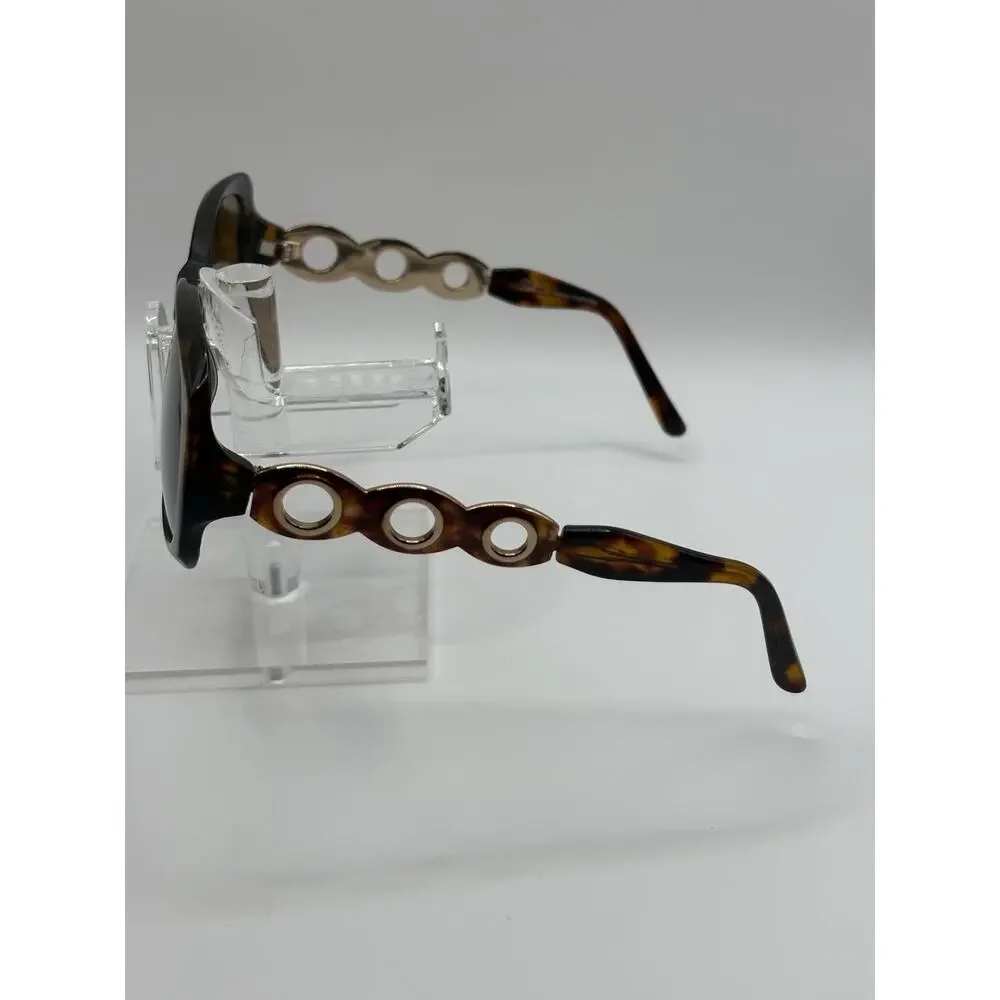 Sol by Daisy Fuentes Tortoise Sunglasses Gold Circle Arms